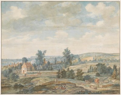 Veduta di Middachten e Dieren da Aert Schouman